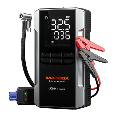 WOLFBOX MegaVolt 16 Air 16 000 mAh 3 000 A startovací zařízení