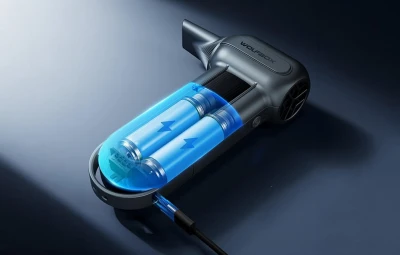 Wolfbox MegaFlow 100 tmavě šedý foukač