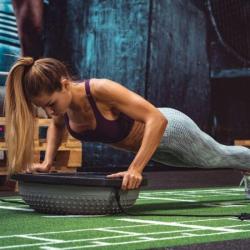 Womens Health balanční míč 58cm s expandéry (VÝPRODEJ)