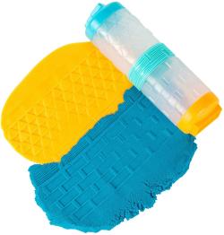 WONDER FACTORY Set písek + modelína nevysychající 2 druhy