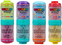 WONDER FACTORY Set písek + modelína nevysychající 4 barvy