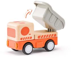 Woody DŘEVO Auto nákladní baby na setrvačník na baterie Světlo Zvuk