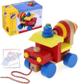 Woody DŘEVO Automíchačka montážní set Jedeme v tom spolu Woody DŘEVO Automíchačka montážní set Jedeme v tom spolu