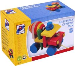 Woody DŘEVO Automíchačka montážní set Jedeme v tom spolu
