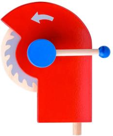 Woody DŘEVO Dětský ponk set cirkulárka s nářadím a doplňky malý kutil