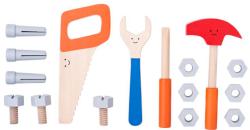 Woody DŘEVO Dětský ponk set cirkulárka s nářadím a doplňky malý kutil