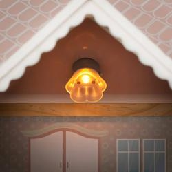 Woody DŘEVO Domeček pro panenky Molly na baterie Světlo Zvuk