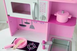 Woody DŘEVO Dřevěná DĚTSKÁ KUCHYŇKA s nádobím a doplňky Kuch. ostrov Trendy