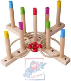 Woody DŘEVO Házení kroužků (dřevěná hračka) Woody DŘEVO Házení kroužků (dřevěná hračka)