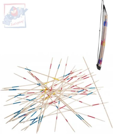 Woody DŘEVO Hra mikádo maxi zahradní set 31 tyček (společenská hra) Woody DŘEVO Hra mikádo maxi zahradní set 31 tyček (společenská hra)