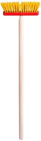 Woody DŘEVO Koště 80cm dětský smeták s násadou (dřevěná hračka)