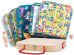 Woody DŘEVO Soubor her v kufříku 6v1(společenská hra) Woody DŘEVO Soubor her v kufříku 6v1(společenská hra)