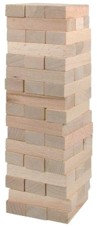 Woody DŘEVO Tower Tony Hra věž natur (dřevěná hračka)