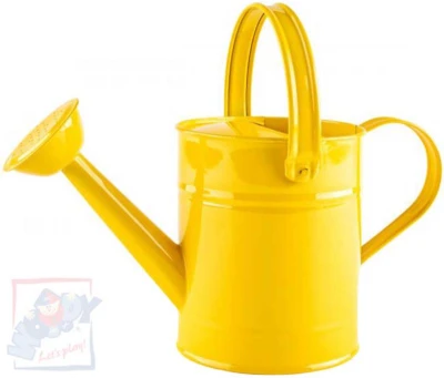 Woody Konev dětská kropící žlutá 29cm plechová 1,5 l s kropítkem