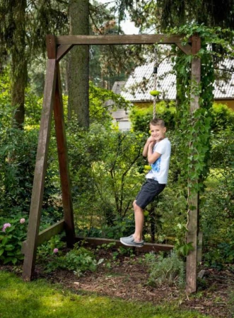 Woody Lano šplhací provaz 200cm se stupátky