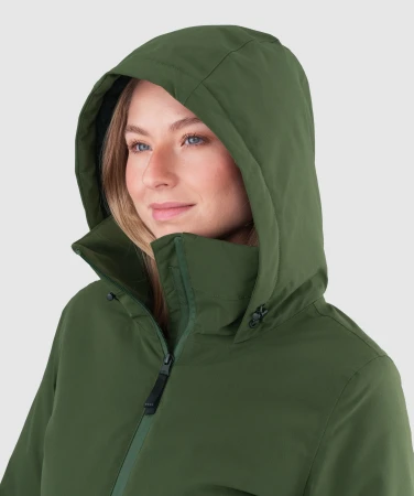 WOOX Abedul Rifle Green dámský kabát