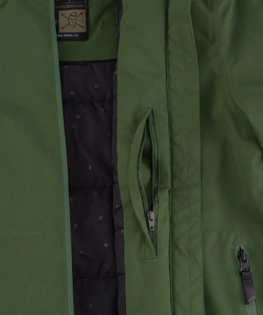 WOOX Abedul Rifle Green dámský kabát