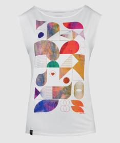 WOOX Triko Abstrummer Off White