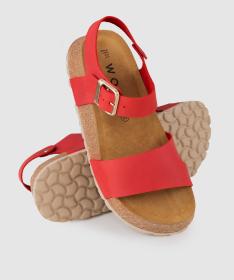 Woox Aligi Red dámské sandály