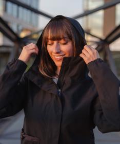 Woox Alix Black Beauty dámská větrovka + triko zdarma