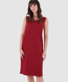 Woox Amado Red Dahlia šaty