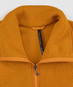 Woox Fleecová Mikina Anngat Buckthorn Brown