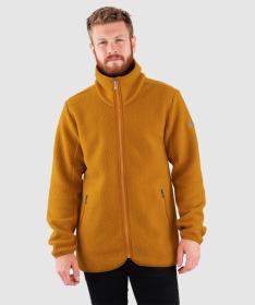 Woox Fleecová Mikina Anngat Buckthorn Brown