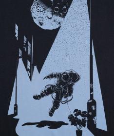 Woox Another Moon Caviar Black triko