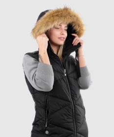 Woox Asola Black Onyx dámska vesta