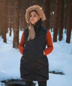 Woox Asola Black Onyx dámska vesta