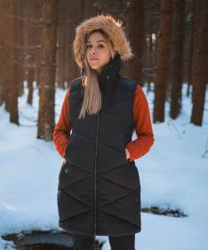 Woox Asola Black Onyx dámska vesta