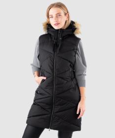 Woox Asola Black Onyx dámska vesta