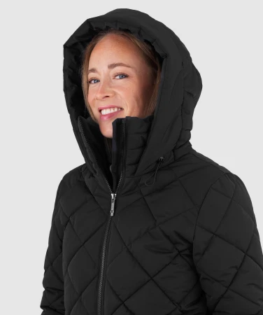 WOOX Aspen Jet Black dámský kabát