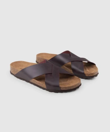WOOX Assoro Brown pánské nazouváky