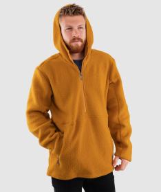 Woox Fleecová Mikina Attu Buckthorn Brown