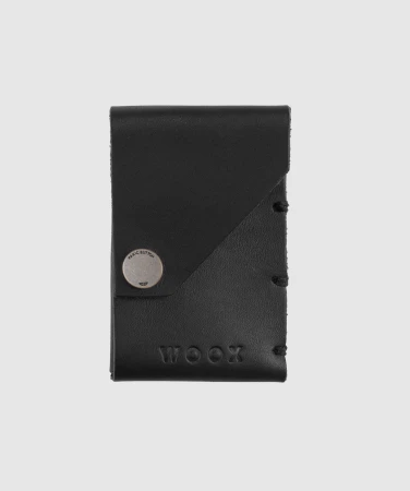 WOOX Ayna Black pánská kožená peněženka
