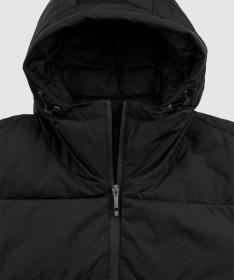 Woox Baffin Anthracite pánská parka + triko zdarma