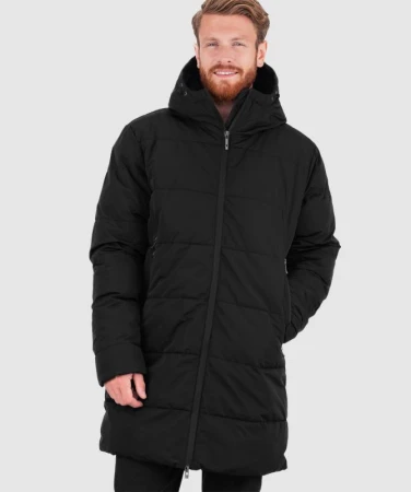 Woox Baffin Anthracite pánská parka + triko zdarma
