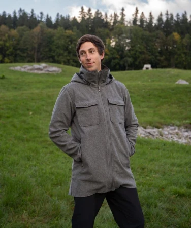 WOOX Berga Elephant Skin pánská softshellová parka