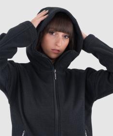 Woox Laval Blue Graphite woolshellová bunda + triko zdarma