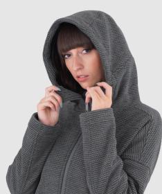 Woox Laval Castor Grey woolshellová bunda