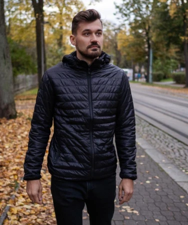 Woox Pinna Black Onyx Senor pánská zimní bunda