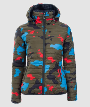 WOOX Pinna Camo dámská oboustranná bunda