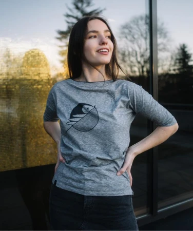 WOOX Canaima Gray dámské tričko