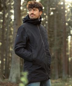 Woox Carnaby Anthracite pánská parka + triko zdarma