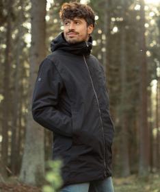 Woox Carnaby Anthracite pánská parka + triko zdarma