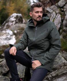 Woox Carnaby Kombu Green pánská zimní bunda