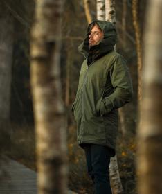 Woox Carnaby Kombu Green pánská zimní bunda