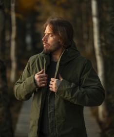 Woox Carnaby Kombu Green pánská zimní bunda