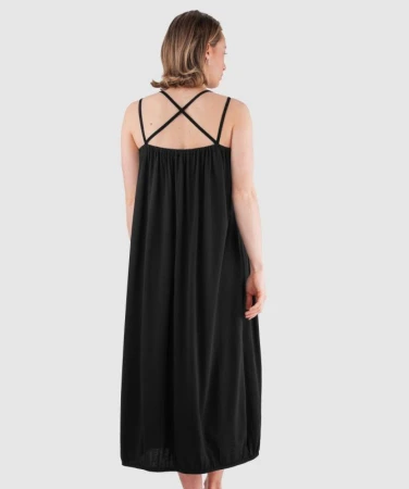 WOOX Deia Black Beauty dámské šaty